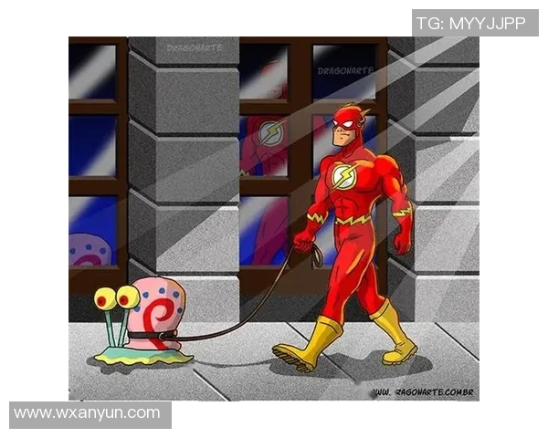 足球场上的超级英雄夸张漫画展现明星球员的疯狂瞬间与幽默风采